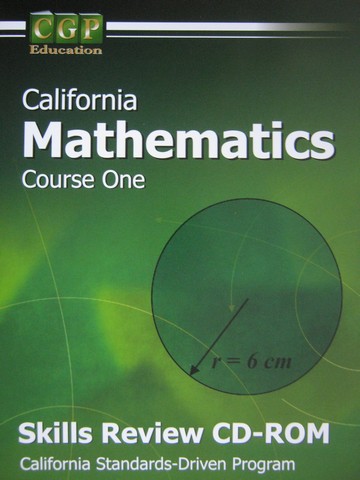 (image for) CGP California Mathematics Course 1 Skills Review CD (CA)(CD)