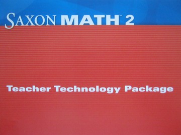 (image for) Saxon Math 2 Teacher Technology Package (TE)(CD) - Click Image to Close