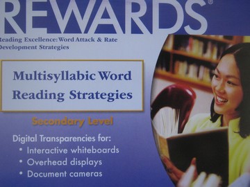 (image for) REWARDS Multisyllabic Word Reading Strategies Transparencies(CD)