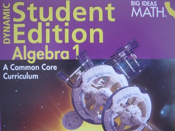 (image for) Big Ideas Math Algebra 1 Dynamic Student Edition (CA)(DVD)