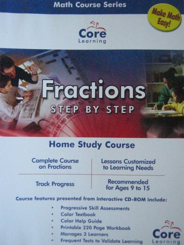 (image for) Math Course Series Course 1 Fractions Step by Step (CD)