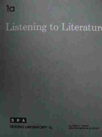 (image for) SRA Reading Laboratory 1a Listening to Literature (PK) by Parker