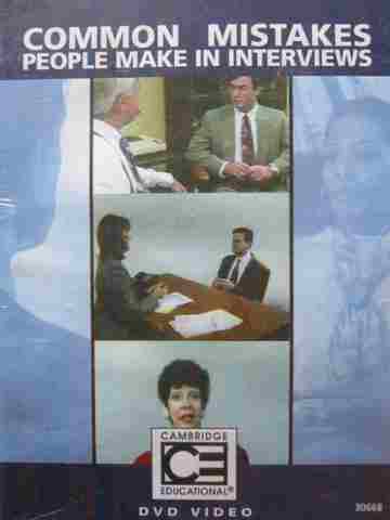 Common Mistakes People Make in Interviews DVD Video (DVD) (image for) Common Mistakes People Make in Interviews DVD Video (DVD)