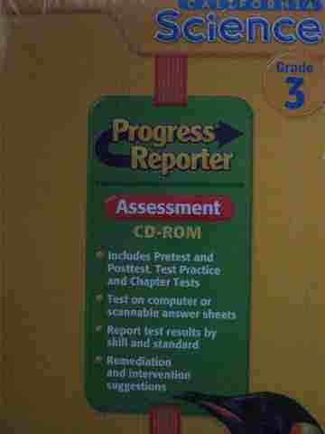 (image for) California Science 3 Progress Reporter Assessment CD (CA)(CD)