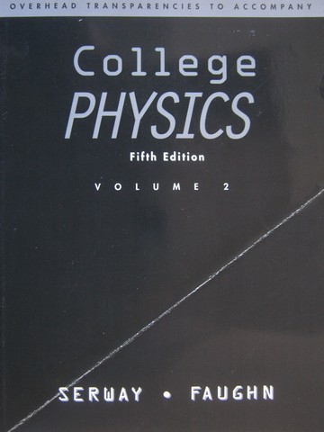 (image for) College Physics 5th Edition Overhead Transparencies Volume 2 (P)