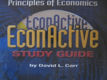 (image for) Principles of Economics EconActive Study Guide (CD) by Carr