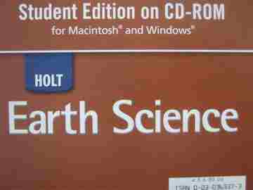 (image for) Holt Earth Science Student Edition on CD-ROM (CD)