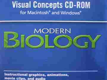 (image for) Modern Biology Visual Concepts CD-ROM for Mac & Win (CD)