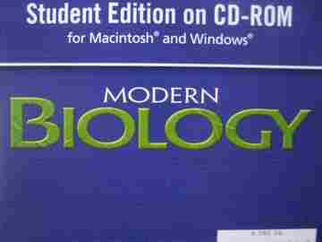 (image for) Modern Biology Student Edition on CD-ROM (CD)