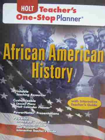 (image for) African American History Teacher's One-Stop Planner (TE)(CD)