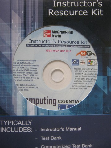 (image for) Computing Essentials 2006 Instructor's Resource Kit (CD)(TE)