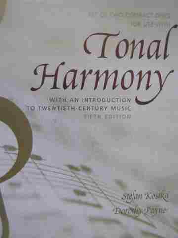 (image for) Tonal Harmony 5e Text Audio Examples (2-CDs Set) by Kostka & Payne