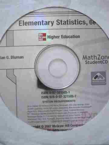 (image for) Elementary Statistics 6th Edition MathZone Student CD (CD)