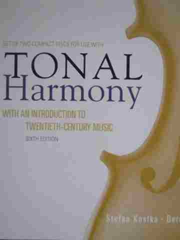 (image for) Tonal Harmony 6th Edition Text Audio Examples (CD)(Set)