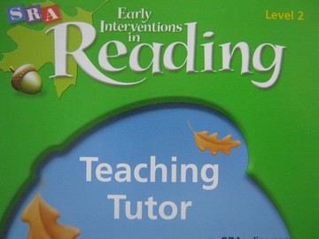 (image for) SRA Early Interventions in Reading 2 Teaching Tutor (CD)