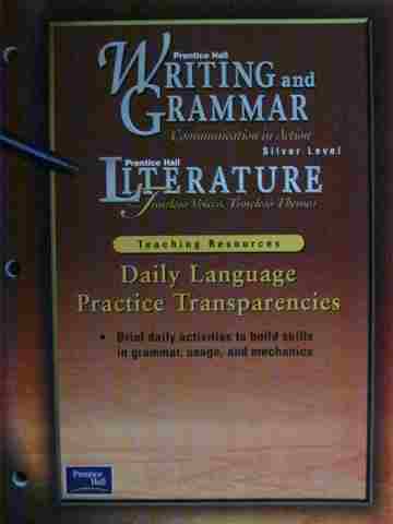 (image for) Writing & Grammar Silver Daily Language Practice Transp (P)