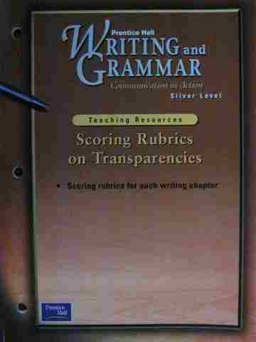 (image for) Writing & Grammar Silver Scoring Rubrics on Transparencies (P)
