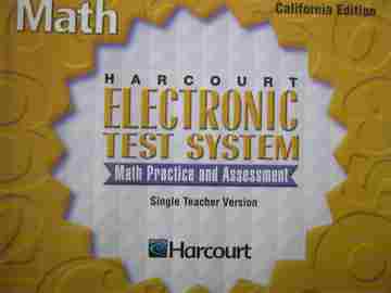 (image for) Harcourt Math 2 Electronic Test System (CA)(CD)