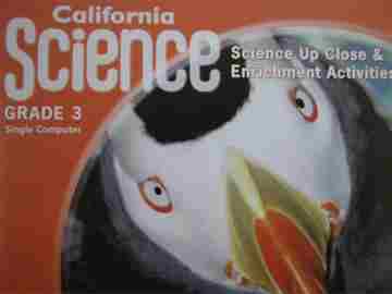 (image for) California Science 3 Science Up Close & Enrichment (CA)(CD)
