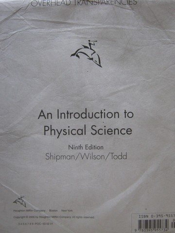 (image for) An Introduction to Physical Science 9e Overhead (Pk)