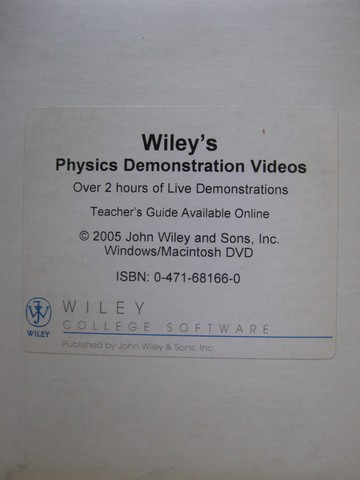 (image for) Physics Demonstration Videos (DVD)