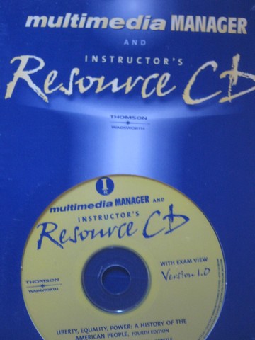 (image for) Liberty Equality Power 4th Edition Instructor's Resource CD (CD)