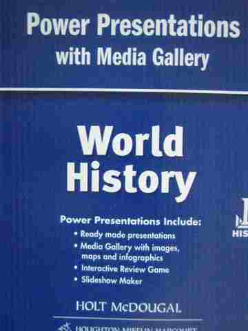 (image for) World History Power Presentations with Media Gallery (DVD)