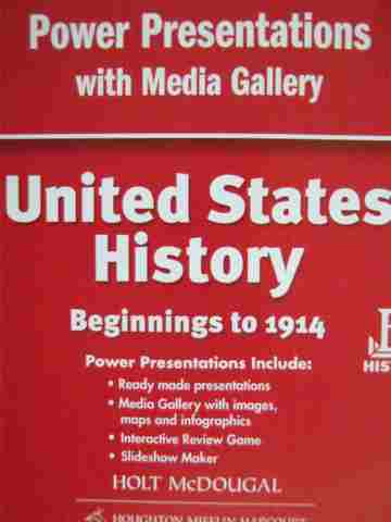 (image for) United States History Beginnings to 1914 Power Presentation(DVD)