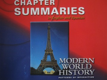 (image for) Modern World History Chapter Summaries in English & Spanish (Pk)