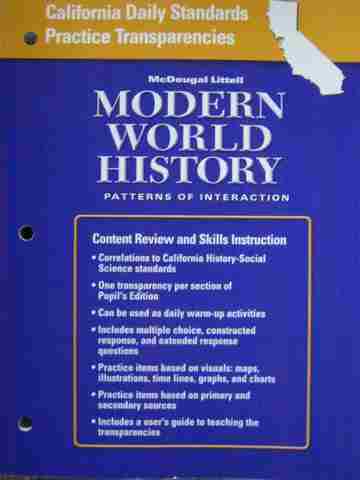 (image for) Modern World History Daily Standards Practice (CA)(P)