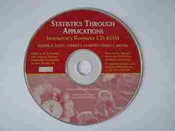 (image for) Statistics through Applications Instructor's Resource (TE)(CD)
