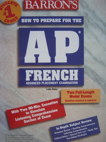 (image for) Barron's How to Prepare for the AP French (Pk) by Laila Amiry
