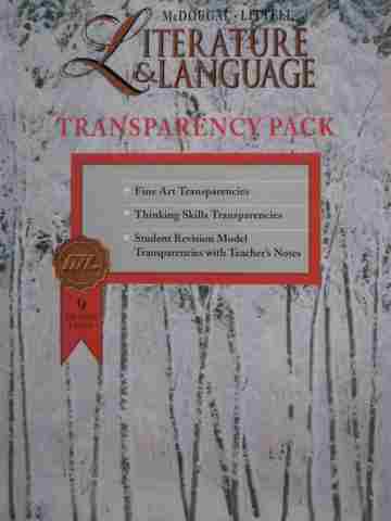 (image for) Literature & Language 9 Orange Level Transparency Pack (P)