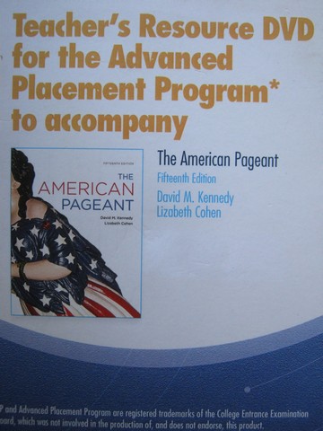 (image for) American Pageant 13th Edition Teacher's Resource (TE)(DVD)