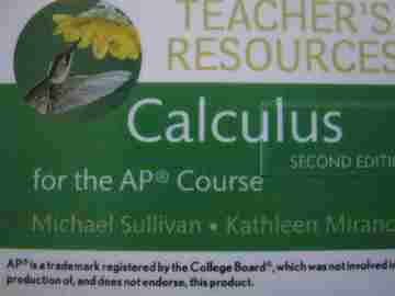 (image for) Calculus for the AP Course 2e Teacher's Resources (FD)