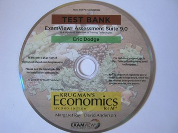 (image for) Krugman's Economics 2nd Edition for AP Test Bank (CD)