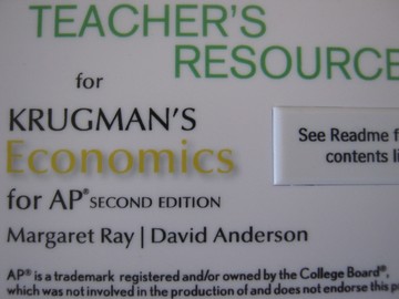 (image for) Krugman's Economics 2nd Edition for AP Teacher's Resources (FD)