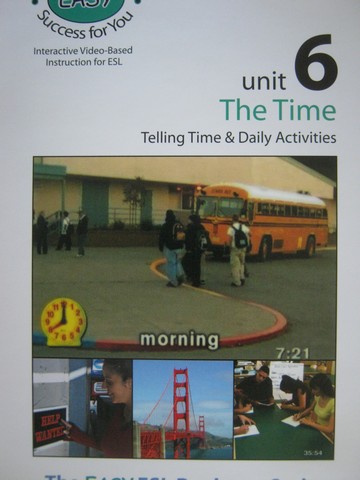 (image for) Easy ESL Beginner Series Unit 6 The Time Version 2.1 (DVD)