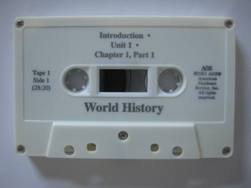 (image for) AGS World History Audio Cassette (Cassette) by King & Lewinski
