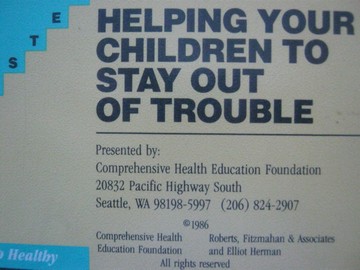 (image for) Helping Your Children to Stay out of Trouble (VHS)