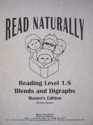 (image for) Read Naturally ME Reading Level 1.8 Blends & Digraphs (Pk)