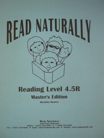 (image for) Read Naturally ME Reading Level 4.5R (Pk) by Ihmot & Kilkelly