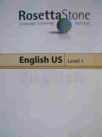 (image for) Rosetta Stone English US Level 1 ENG v4.0.1 (CD)