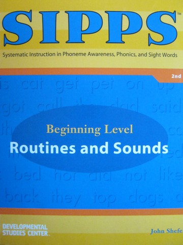 (image for) SIPPS 2nd Edition Beginning Routines & Sounds (CD)
