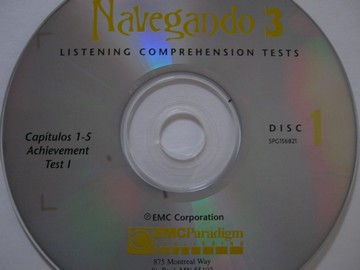 (image for) Navegando 3 Listening Comprehension Tests Disc 1 (CD)