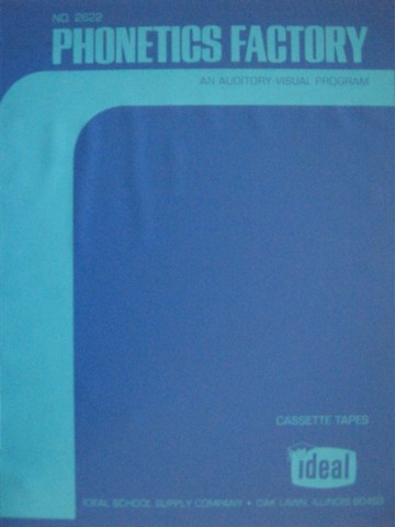 (image for) Phonetics Factory An Auditory-Visual Program Grades K-3 (Binder)