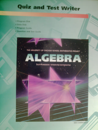 (image for) UCSMP Algebra Quiz & Test Writer IBM Compatibles (Binder)