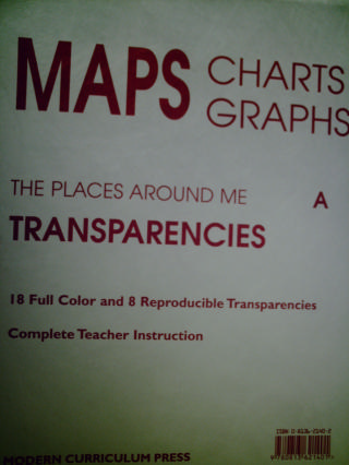 (image for) Maps Charts Graphs A Places Around Me Transparencies (Pk)