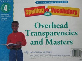 (image for) Spelling & Vocabulary 4 Overhead Transparencies & Masters (Pk)