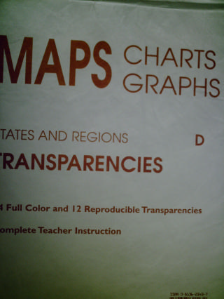 (image for) Maps Charts Graphs D States & Regions Transparencies (PK)